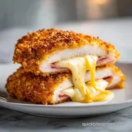 Chicken Cordon Bleu: Crispy and Creamy
