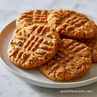 3-Ingredient Peanut Butter Cookies: Flourless