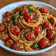 Healthy Vegetarian Cherry Tomato Pasta in 15 Minutes