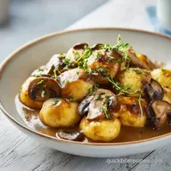 Kopytka with Mushroom Sauce: Pillowy and Silky