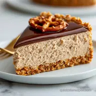 No Bake Fathers Day Dessert with Salty Pretzels