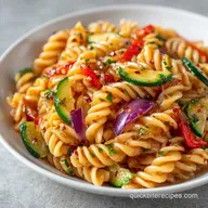 Quick Crunchy Pasta Salad: Air Fried and Zesty
