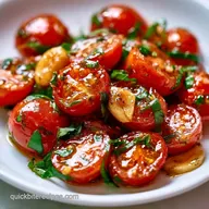 Quick Garlic Cherry Tomatoes in 25 Minutes