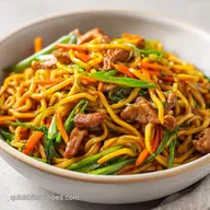 Shanghai Fried Noodles in 25 Minutes