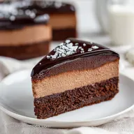 Triple Chocolate Mousse Cake: Silky