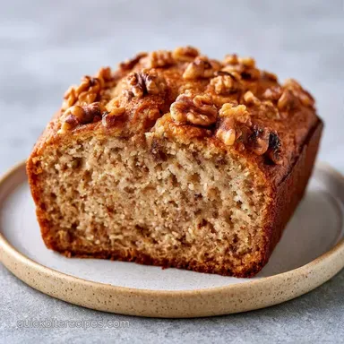 Banana Banana Nut Bread with Brown Sugar Recipe Card