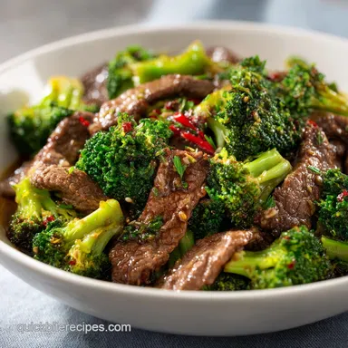 Beef and Broccoli Stir Fry in 20 Minutes for 4 Servings
