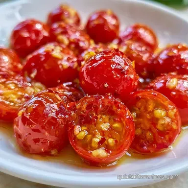 Burst Cherry Tomatoes in 25 Minutes Recipe Card
