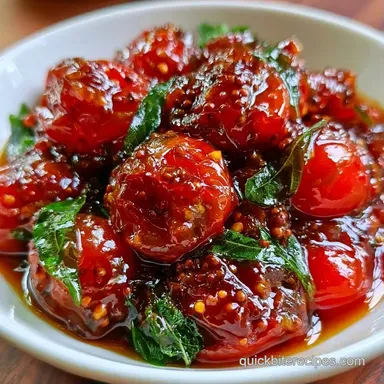 Cherry Tomato Thokku in 20 Minutes Recipe Card