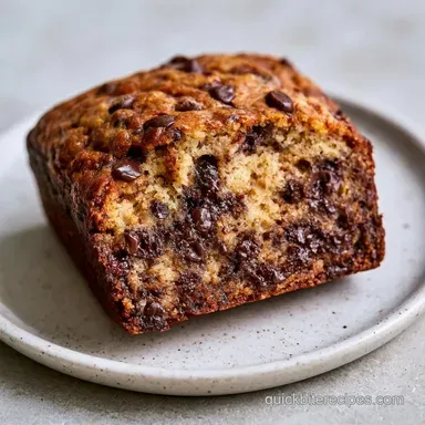 Yogurt Banana Bread for 8 Servings Recipe Card