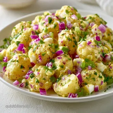 Classic Potato Salad Recipe with Egg Recipe Card