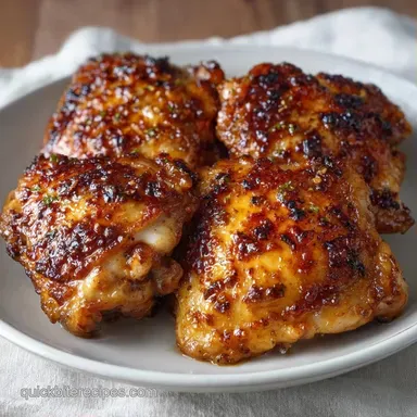 Crispy Air Fryer Thighs in 29 Minutes Recipe Card