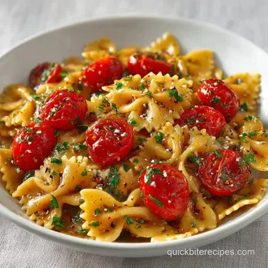 Crispy Bowtie Pasta Salad in 25 Minutes Recipe Card