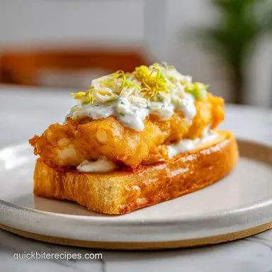 Crispy Fried Cod Sandwich in 30 Minutes Recipe Card