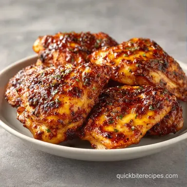 Crockpot Chicken Thighs: Meal Prep Recipe Card