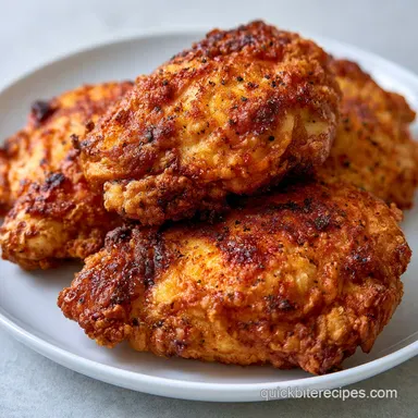 Easy Baked Chicken Thighs: Crispy