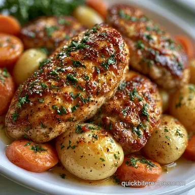Easy Dump and Go Dinner for 4 Servings Recipe Card