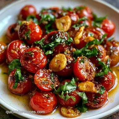 Fast Sauteed Cherry Tomatoes in 15 Min Recipe Card