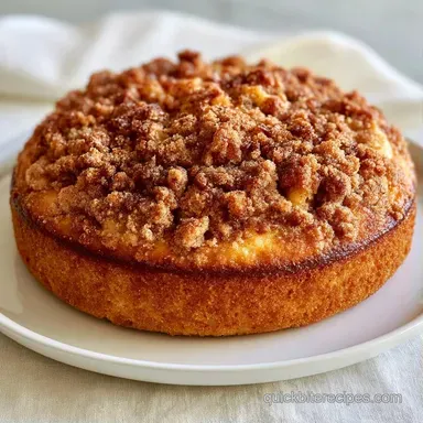 Greek Yogurt Coffee Cake in 50 Minutes Recipe Card