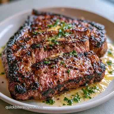 Ribeye Steak Dinner for 4 Recipe Card