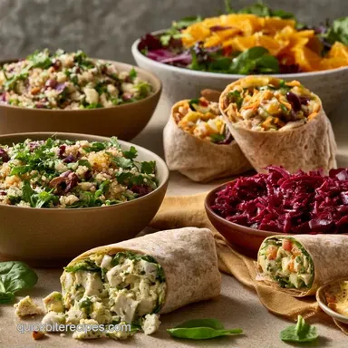 Healthy Lunch Bowl and Wrap Recipes for Meal Prep