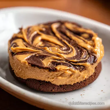 Peanut Butter Brownie Swirl Cookie: Fudgy Marbled Treat Recipe Card