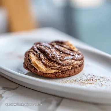Peanut Butter Brownie Swirl Cookie: Fudgy Marbled Treat