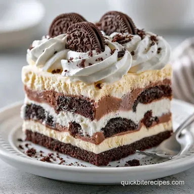 Quick Ice Cream Cake Recipe for 12 Recipe Card