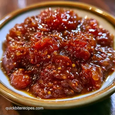 Cherry Tomato Chutney in 30 Minutes Recipe Card