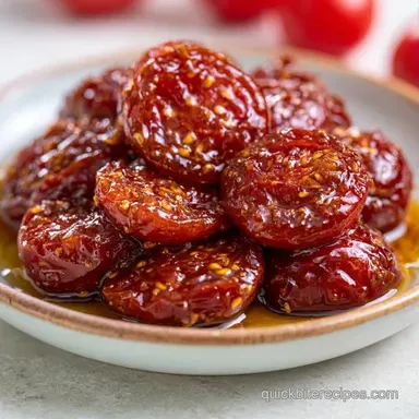 Cherry Tomato Pickle in 35 Minutes Recipe Card