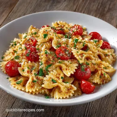 Tossed Crispy Pasta Salad: Air Fryer Recipe Card