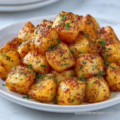 Warm Mustard Potato Salad in 30 Minutes Recipe Card