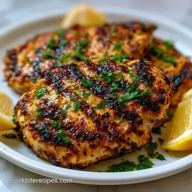Yogurt Marinated Chicken Meal Prep Recipe Card