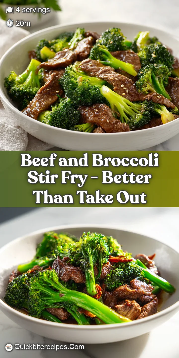 Juicy, pan-seared beef pieces and bright green broccoli florets coated in a rich, dark sauce, close-up view.