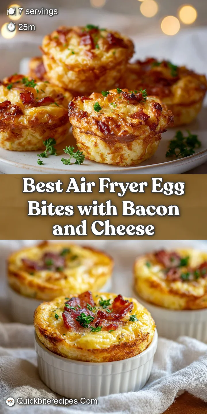 Close-up of a tender egg bite, revealing pockets of savory bacon and gooey, melted cheese.