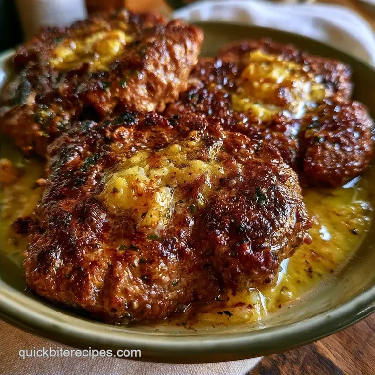 Garlic-Butter Smash Burgers in 15 Minutes