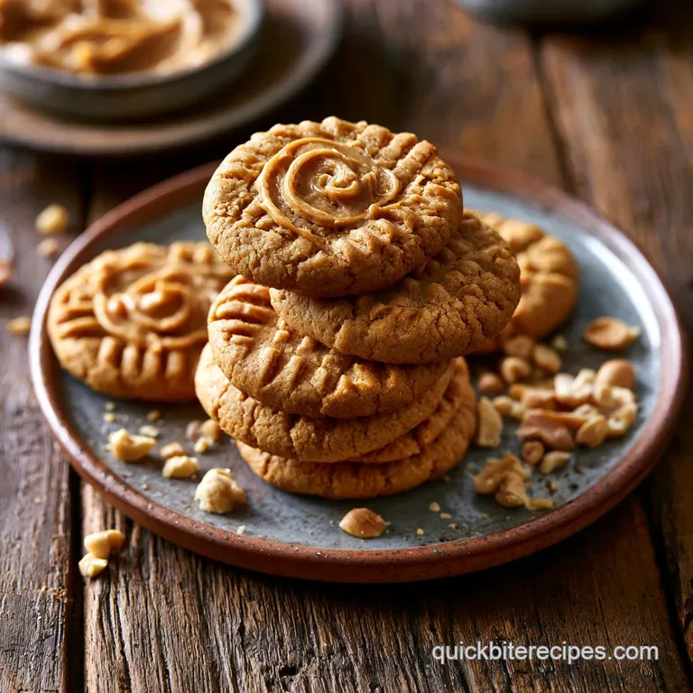 Easy 3 Ingredient Peanut Butter Cookie Recipes