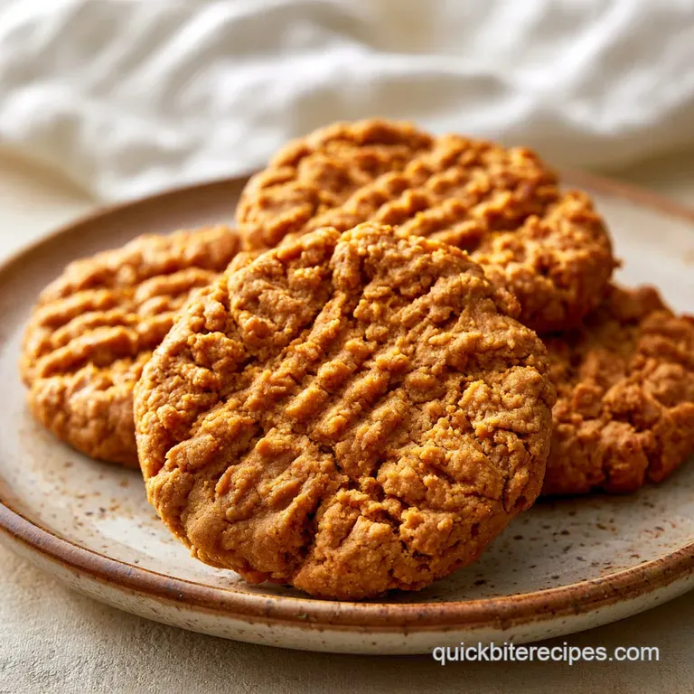 A neat stack of golden, crisp cookies on a white ceramic plate beside a cold glass of milk and a linen napkin.