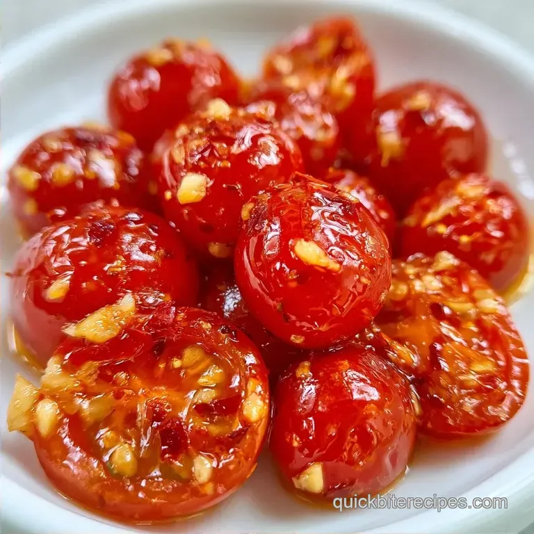 Burst Cherry Tomato Sauce with Garlic