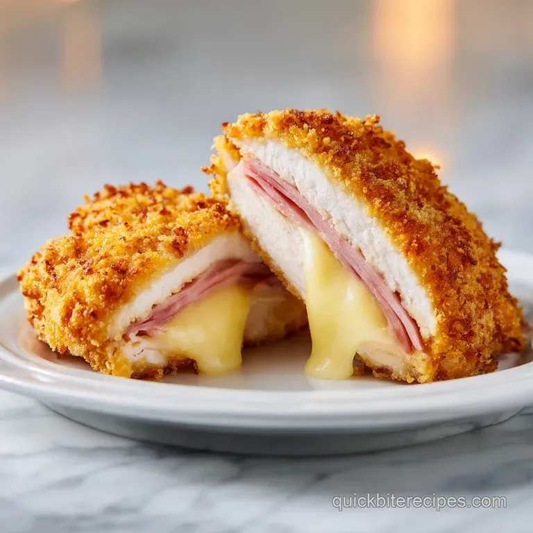 Golden breaded cutlets with melted cheese, paired with steamed asparagus and a drizzle of creamy white sauce.