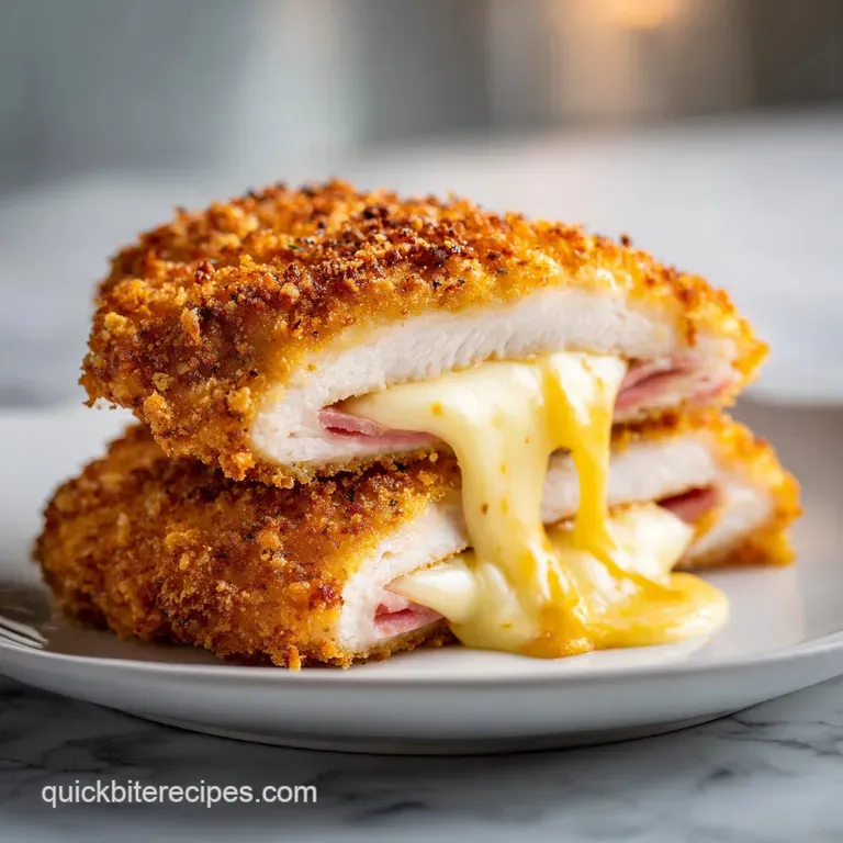 Chicken Cordon Bleu: Crispy and Creamy