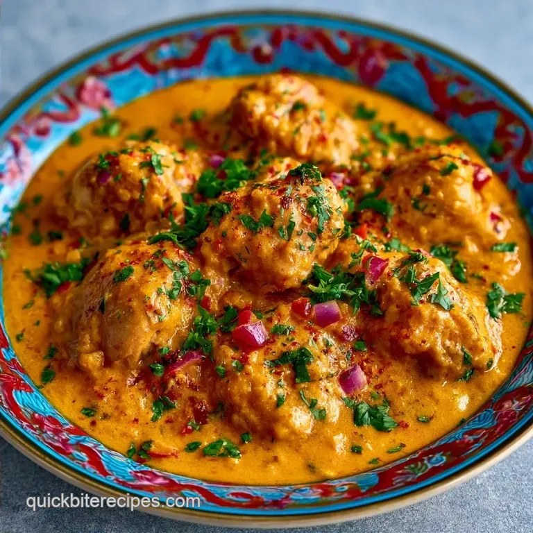 Chicken Thigh Masala: Creamy and Rich