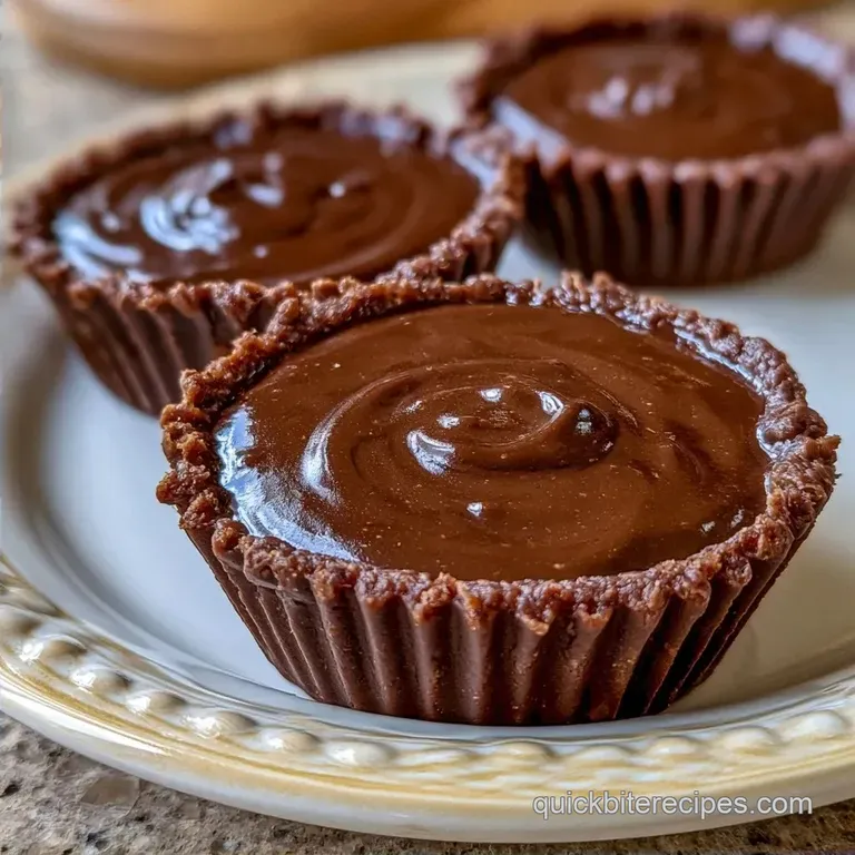 High Protein Chocolate Peanut Butter Yogurt Cups