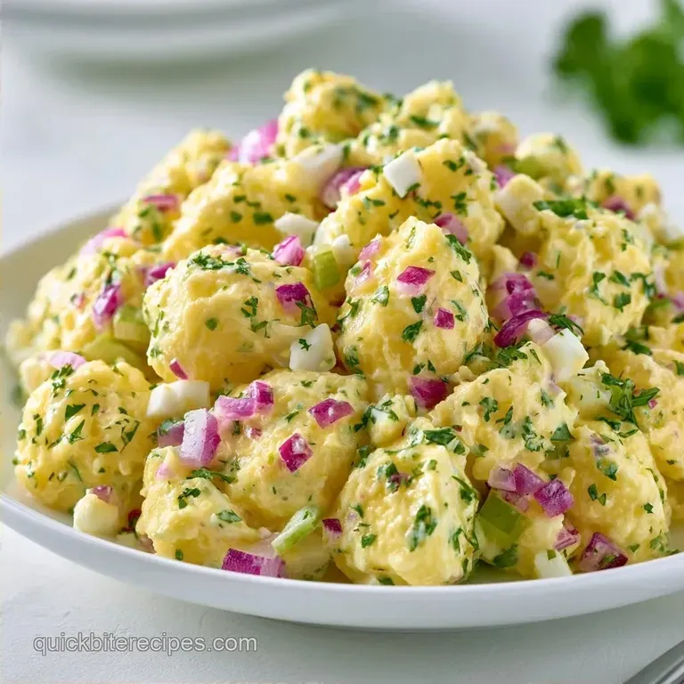 Classic Potato Salad Recipe with Egg