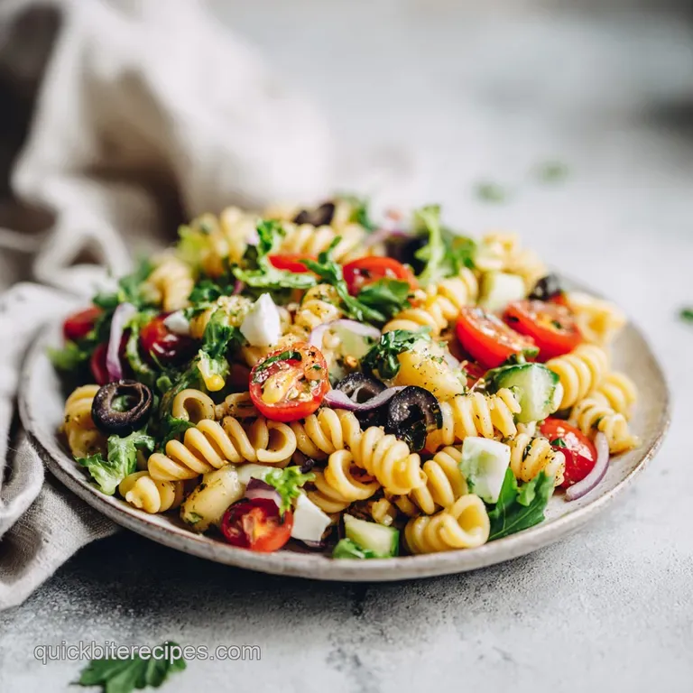 Cold Pasta Salad: Zesty Meal Prep