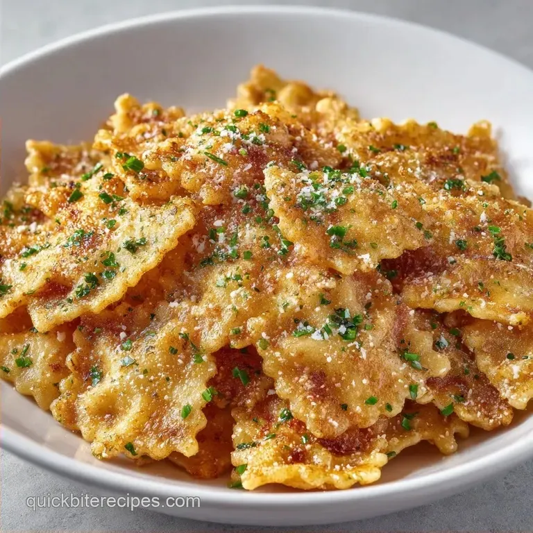 Crunchy Air Fryer Pasta: Savory and Crispy