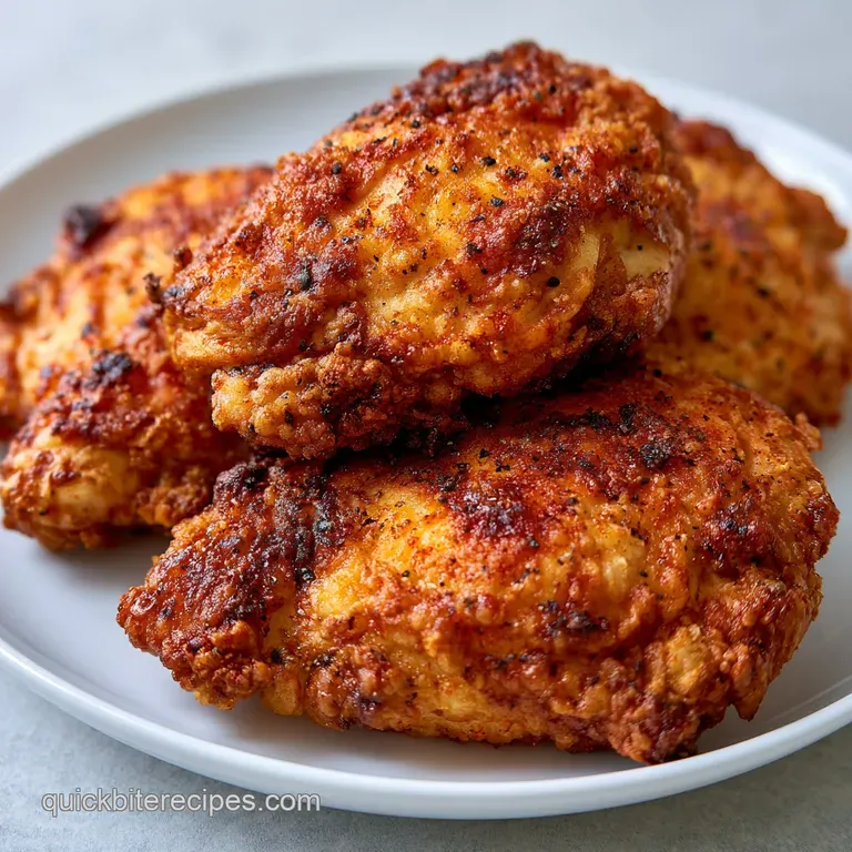 Easy Baked Chicken Thighs: Crispy and Golden