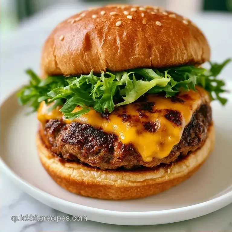 Easy Beef Burger Recipe in 32 Minutes