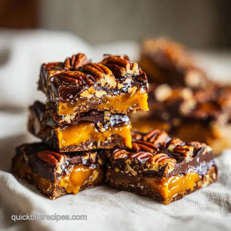 Turtle Bars: Buttery and Chewy