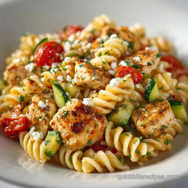High-Protein Greek Yogurt Pasta Salad: Creamy and Bright